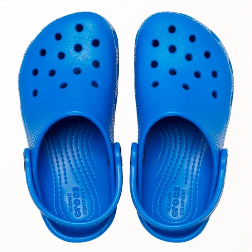 Size C8 Toddler Classic Clog - Blue Bolt